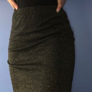 Glittery Pencil skirt